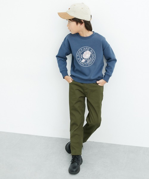 QUNTSTYLE(キュントスタイル)の「裏起毛 プリントトレーナー(スウェット・キッズ・ブラック/ベージュ/オレンジ/ブルー系その他/ラベンダー/ネイビー系2/ブラック系その他/オフホワイト/グレー/ネイビー系1/グリーン/アイボリー/アイボリー系/チャコール/グリーン系その他/パープル/ネイビー/ブラウン/グレー系その他/カーキ・150/100/140/160/110/120/130/170)」の21枚目の写真