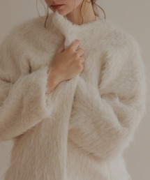 Dorry Doll | シャギーコクーンジャケット(ノーカラージャケット)