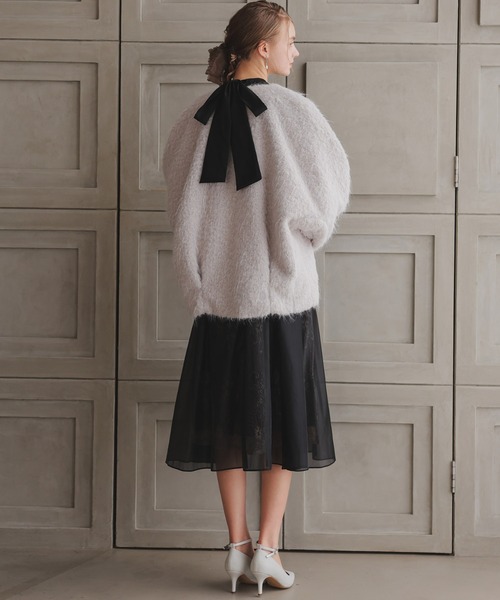 シャギーコクーンジャケット（ノーカラージャケット）｜Dorry Doll（ドリードール）