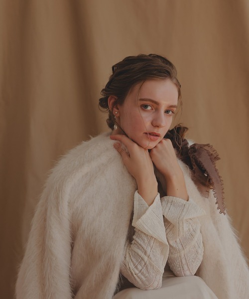 シャギーコクーンジャケット（ノーカラージャケット）｜Dorry Doll（ドリードール）