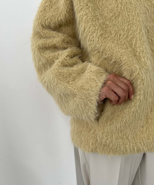 シャギーコクーンジャケット（ノーカラージャケット）｜Dorry Doll（ドリードール）