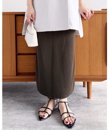 パンツ派にオススメしたい！楽ちん、ウエストゴムリブタイトスカート
