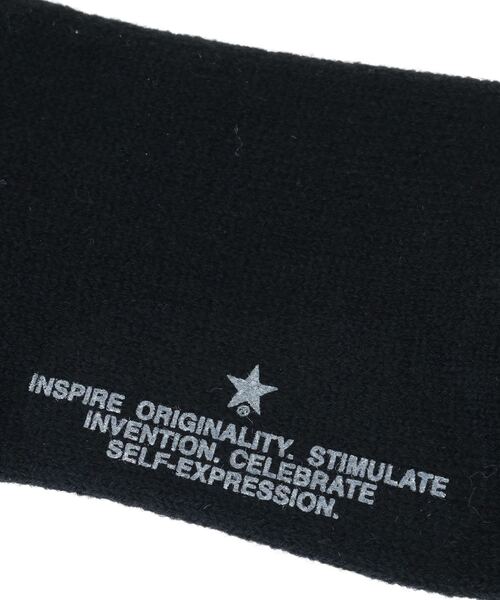 CONVERSE TOKYO（コンバーストウキョウ）の「STAR★ GLITTER BI-COLOR RIB SOX（ソックス/靴下・レディース・ブラック/グレー/ベージュ・FREE）」の4枚目の写真