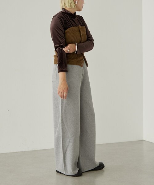 earthy(アーシー)の「スウェットライクニットイージーパンツ(その他パンツ・レディース・ライトグレー/グレー/ブラック・SMALL/MEDIUM)」の20枚目の写真