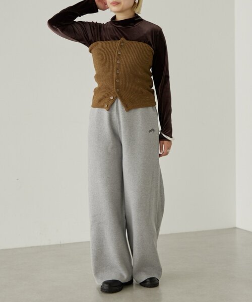 earthy(アーシー)の「スウェットライクニットイージーパンツ(その他パンツ・レディース・ライトグレー/グレー/ブラック・SMALL/MEDIUM)」の21枚目の写真