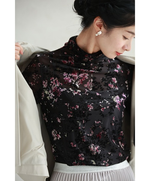 cccmalie トリプルカットソー フレンチトップス ロングTシャツ 黒