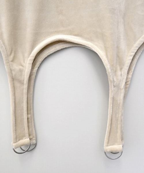 STYLEBLOCK（スタイルブロック）の「ベロアガーターデザインプルオーバー（Tシャツ/カットソー・レディース・アイボリー/ミント/ブラック・M）」の6枚目の写真