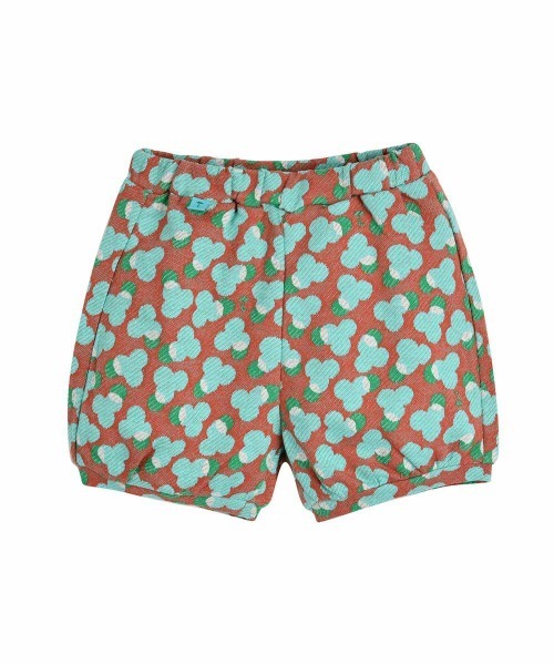 moimoln（モイモルン）の「【セットアップ】クローディジャカードトップス＆パンツ（Tシャツ/カットソー・キッズ・グリーン・90cm/100cm/110cm/80ｃｍ）」の3枚目の写真