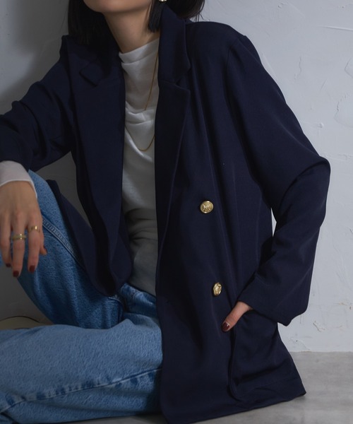 【セール】ツイルライトテーラードジャケット（テーラードジャケット）｜each（イーチ）