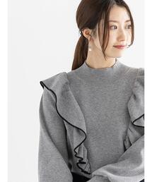 Te chichi | バーティカルラッフルフリルニット(ニット/セーター)