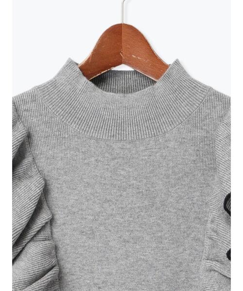 Te chichi（テチチ）の「バーティカルラッフルフリルニット（ニット/セーター・レディース・ブラック/グレー/オフホワイト・F）」の22枚目の写真