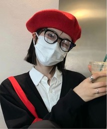 ARCHIVER（アーカイバ）の「【Bz】韓国 レディース ウールベレー帽(BDS)（ハンチング/ベレー帽）」