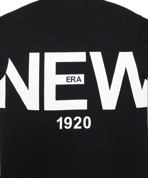 NEW ERA（ニューエラ）の「ニューエラ 半袖Tシャツ オーバーサイズ コットン（Tシャツ/カットソー・メンズ・ブラック/ベージュ/ホワイト・XXL/S/M/L/XL）」の4枚目の写真