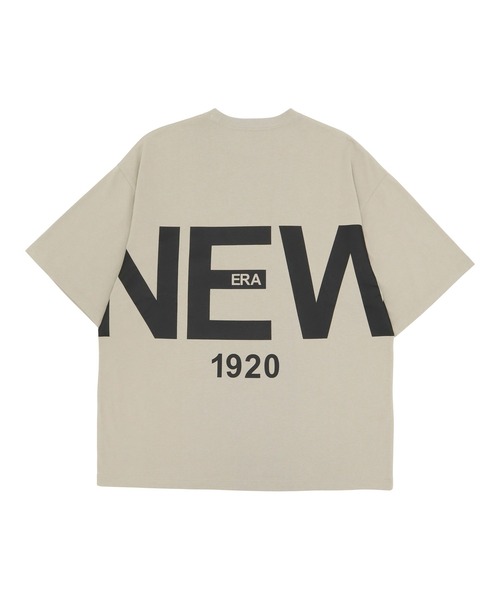 NEW ERA（ニューエラ）の「ニューエラ 半袖Tシャツ オーバーサイズ コットン（Tシャツ/カットソー・メンズ・ブラック/ベージュ/ホワイト・XXL/S/M/L/XL）」の12枚目の写真