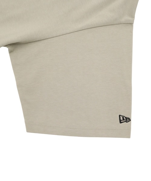 NEW ERA（ニューエラ）の「ニューエラ 半袖Tシャツ オーバーサイズ コットン（Tシャツ/カットソー・メンズ・ブラック/ベージュ/ホワイト・XXL/S/M/L/XL）」の16枚目の写真
