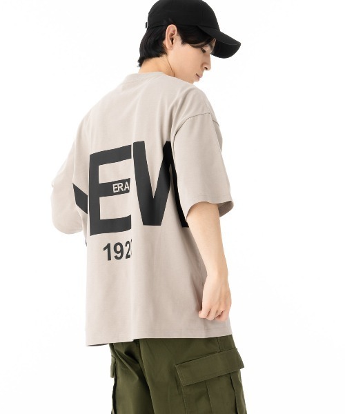 NEW ERA（ニューエラ）の「ニューエラ 半袖Tシャツ オーバーサイズ コットン（Tシャツ/カットソー・メンズ・ブラック/ベージュ/ホワイト・XXL/S/M/L/XL）」の9枚目の写真