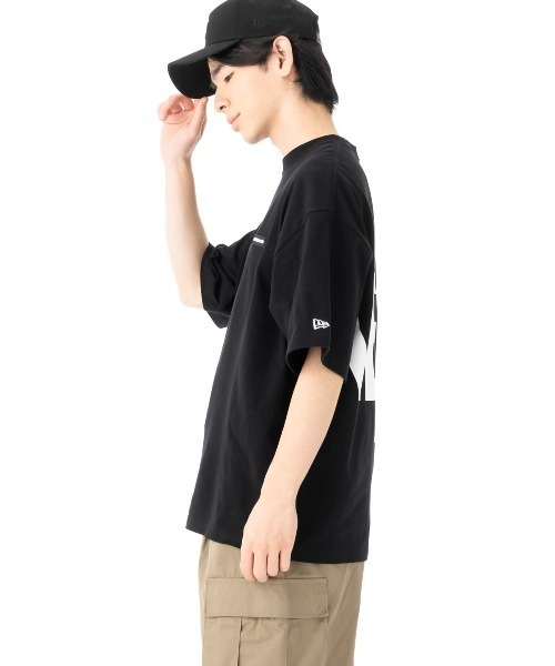 国内発送★New Era★オーバーサイズ♪コットン*半袖Tシャツ ニューエラ 半袖Tシャツ オーバーサイズ コットン（Tシャツ