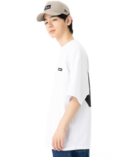 NEW ERA（ニューエラ）の「ニューエラ 半袖Tシャツ オーバーサイズ コットン（Tシャツ/カットソー・メンズ・ブラック/ベージュ/ホワイト・XXL/S/M/L/XL）」の18枚目の写真
