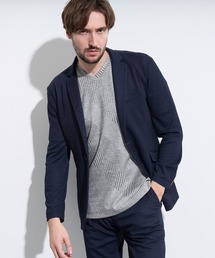 HIDEAWAYS NICOLE | シアージャガードニットジャケット(テーラードジャケット)