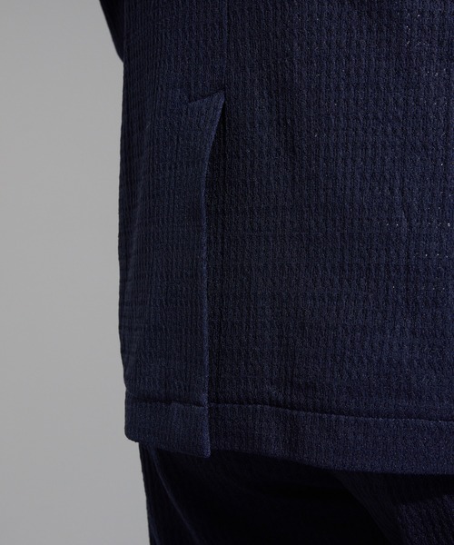 HIDEAWAYS NICOLE（ハイダウェイニコル）の「シアージャガードニットジャケット（テーラードジャケット・メンズ・ネイビー/ブラック/ライトグレー・X-LARGE/LARGE/MEDIUM）」の6枚目の写真