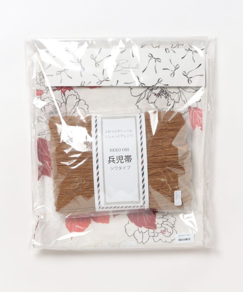 BONLECILL noir（ボンルシールノワール）の「【BONLECILL noir】2点セットアソート柄浴衣（浴衣・帯）（浴衣・レディース・イエロー/ネイビー/ブルー/レッド・FREE）」の21枚目の写真