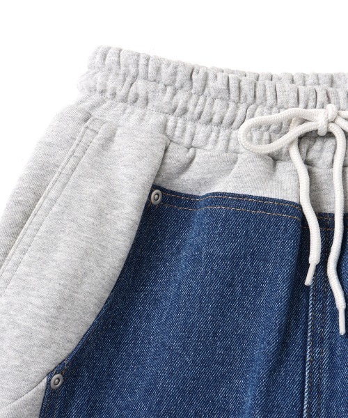 atmos pink（アトモスピンク）の「atmos pink Denim Docking Long Skirt / アトモス ピンク デニム ドッキング ロング スカート（スカート・レディース・ブルー/ピンク・FREE）」の18枚目の写真