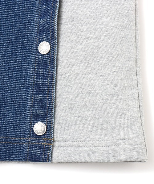 atmos pink（アトモスピンク）の「atmos pink Denim Docking Long Skirt / アトモス ピンク デニム ドッキング ロング スカート（スカート・レディース・ブルー/ピンク・FREE）」の19枚目の写真