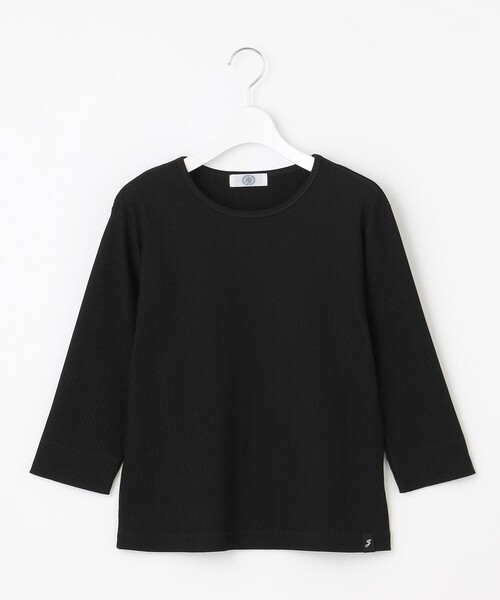 J.PRESS(ジェイプレス)の「リブ クルーネック カットソー(Tシャツ/カットソー・レディース・ホワイト系/ブラック系/ライトグレー系・T15/T13)」の9枚目の写真