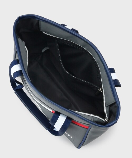 新レーベル ADABAT NAVY】トリコロールボストンバッグ ゴルフ