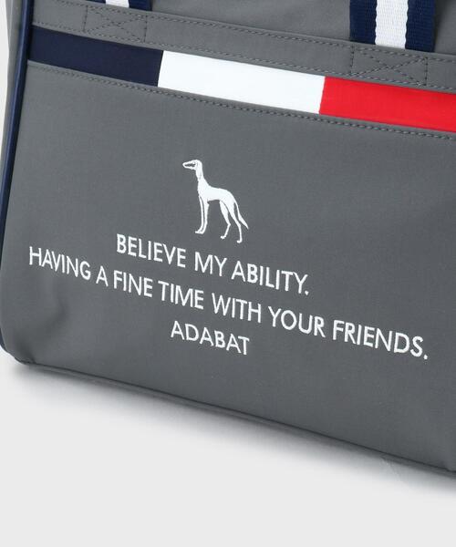 adabat（アダバット）の「【新レーベル ADABAT NAVY】トリコロール カートバッグ（トートバッグ・メンズ・ブラック/ダークグレー/ネイビー・00）」の21枚目の写真
