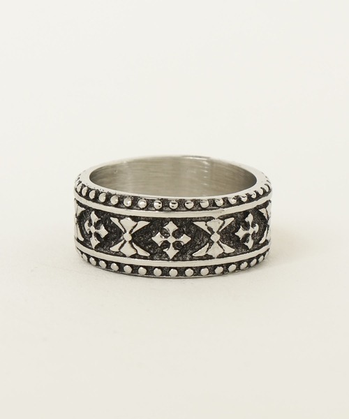 CALIFORNIA OUTFITTERS（カリフォルニア アウトフィッターズ）の「3-1C31 大 小  シルバー クロス デザインリング（リング・メンズ・シルバー系2/シルバー系1・16号/18号/20号）」の9枚目の写真