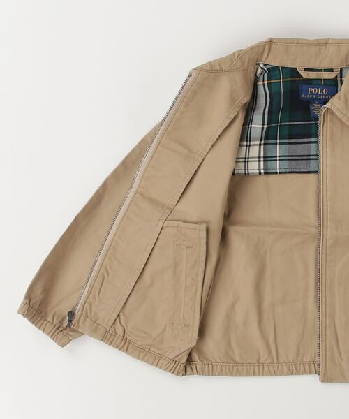 POLO RALPH LAUREN CHILDRENSWEAR(ポロ ラルフ ローレン チルドレンズウェア)の「ベイポート コットン ポプリン ジャケット(その他アウター・キッズ・ブラウン系5・6/4/7/3)」の5枚目の写真