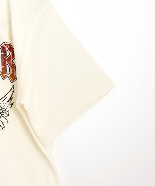 MAKE YOUR DAY(メイクユアデイ)の「ROCK STAR半袖Tシャツ■150.160cm(Tシャツ/カットソー・キッズ・オリーブ/チャコールグレー/オフホワイト・160/150)」の10枚目の写真
