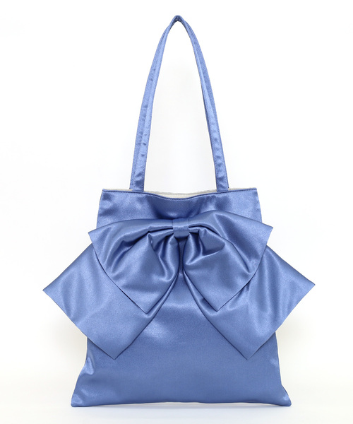 SMIR NASLI（サミールナスリ）の「サテンBIGリボントートバッグ／Ａ４対応（トートバッグ・レディース・ブラック/ピンク/ブルー/グレー・FREE）」の17枚目の写真