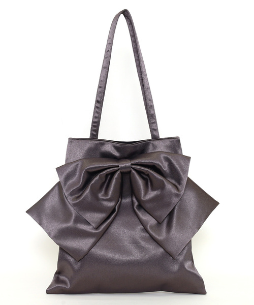 SMIR NASLI（サミールナスリ）の「サテンBIGリボントートバッグ／Ａ４対応（トートバッグ・レディース・ブラック/ピンク/ブルー/グレー・FREE）」の21枚目の写真