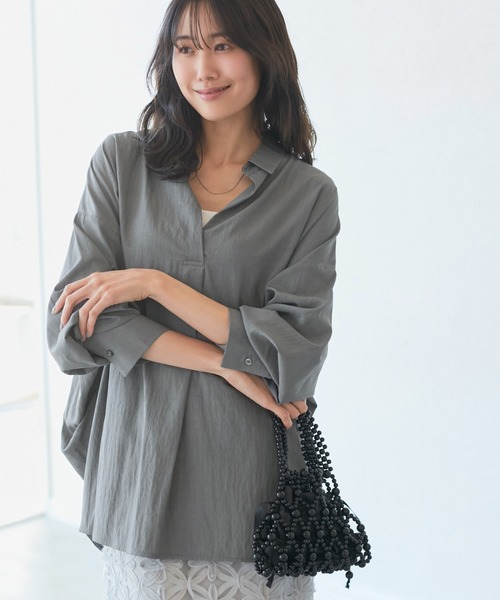 セール】スキッパーシャツ（シャツ/ブラウス）｜ROPE' PICNIC（ロペ