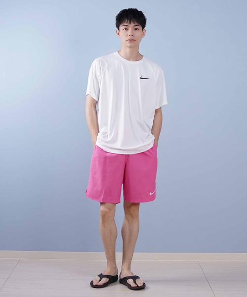 NIKE(ナイキ)の「NIKE/ナイキ 水着/水陸両用/ユーティリティー ヒーロースタイル9ボレーショーツ ショーツ NESSF558(水着・メンズ・ネイビー/ベージュ/ブラック/パープル/ブルーグリーン/スモークグレー/ピンク/ダークオリーブ/イエロー・S/M/L/2XL/XL)」の20枚目の写真