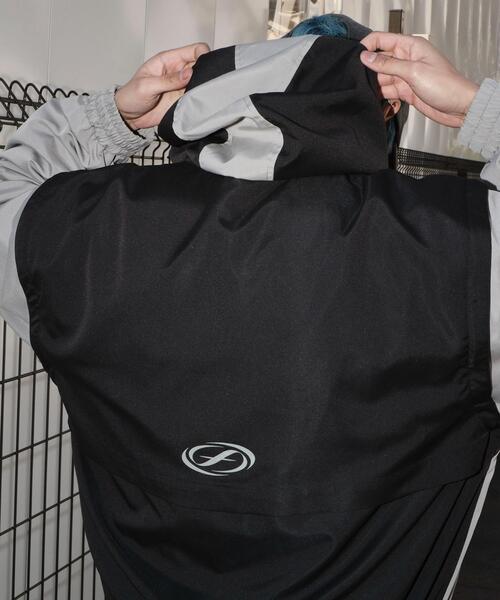 SHORT ROUND（ショートラウンド）の「SHORT ROUND/カラーブロック2WAYショートブルゾン（ブルゾン・メンズ・ブラック系その他・MEDIUM/LARGE）」の14枚目の写真