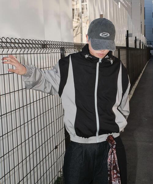 SHORT ROUND（ショートラウンド）の「SHORT ROUND/カラーブロック2WAYショートブルゾン（ブルゾン・メンズ・ブラック系その他・MEDIUM/LARGE）」の15枚目の写真