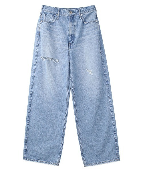 COEL(コエル)の「COEL×upper hights クラッシュデニムパンツ(デニムパンツ・レディース・ブルー・23/24/25)」の2枚目の写真