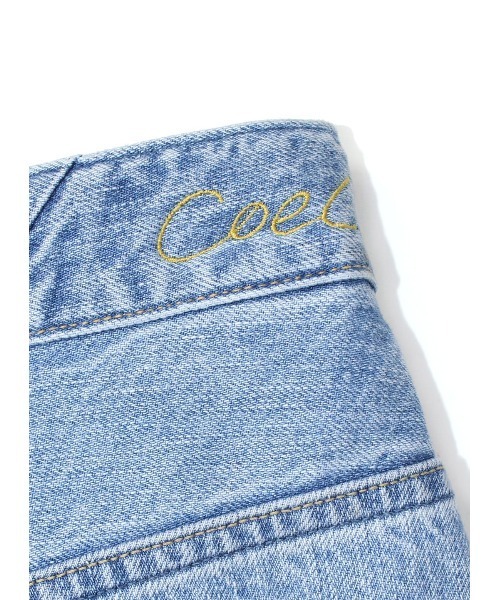 COEL(コエル)の「COEL×upper hights クラッシュデニムパンツ(デニムパンツ・レディース・ブルー・23/24/25)」の14枚目の写真