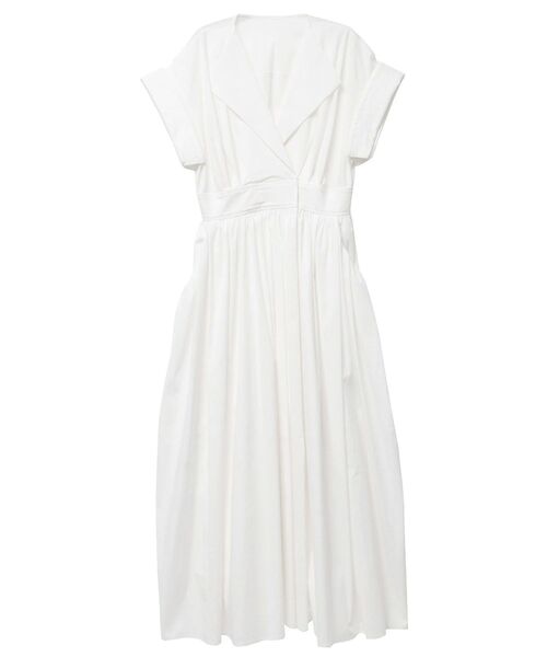 ELENDEEK（エレンディーク）の「オープンカラーシャツワンピース（ワンピース・レディース・オフホワイト/ライトブルー/ブラック/ベージュ・02/01）」の10枚目の写真