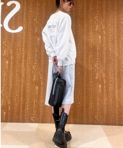 NAVY(ネイビー)の「NAVY ポリデニム合皮切替ボディバッグ(ボディバッグ/ウエストポーチ・メンズ・ブラック/ネイビー・フリー)」の9枚目の写真