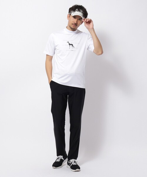 adabat（アダバット）の「UVカット/吸水速乾 クールコアモックネックT（Tシャツ/カットソー・メンズ・ネイビー/ライトブルー/ホワイト・48/46/50）」の11枚目の写真