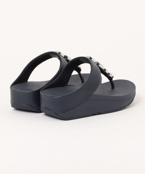 fitflop(フィットフロップ)の「FINO MULTI-STONE LEATHER TOE-POST SANDALS(サンダル・レディース・ネイビー/ブラック・US6/US7/US8/US5)」の3枚目の写真