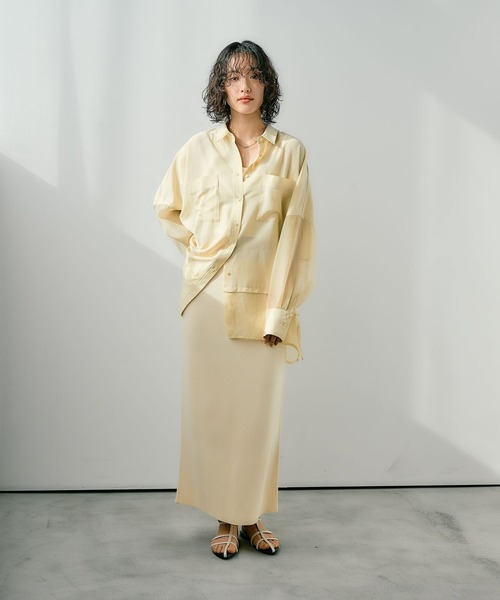ブラウス シャツ 切り替えポンチョシャツ　322288 レディース LEPSIM ブラウス シャツ 切り替えポンチョシャツ 322288