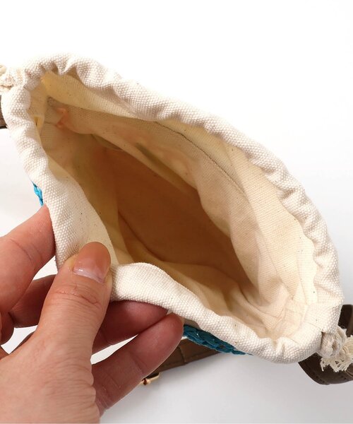 BREEZE（ブリーズ）の「カゴポシェット（かごバッグ・キッズ・レインボー/ベージュ・FREE）」の16枚目の写真