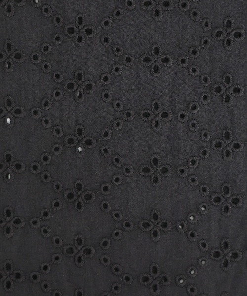 somari imagination（ソマリ イマジネーション）の「『コットンレースリボン付きブラウス』（シャツ/ブラウス・レディース・オフホワイト/ブラック・1/2）」の11枚目の写真