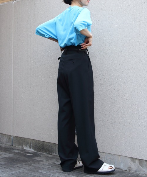 THE SHINZONE（ザ　シンゾーン）の「THE SHINZONE/シンゾーン　ジョゼトラウザー　JOSE TROUSERS　25MMSPA05（スラックス・レディース・ブラック/グレー・34/36）」の8枚目の写真