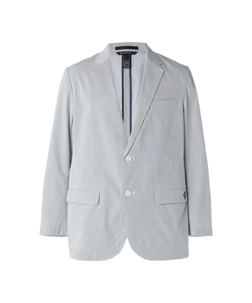 ZOY(ゾーイ)の「MENS COOLMAX サッカーストライプ ジャケット(テーラードジャケット・メンズ・レッド/ネイビー・SMALL/MEDIUM/LARGE/X-LARGE)」の2枚目の写真